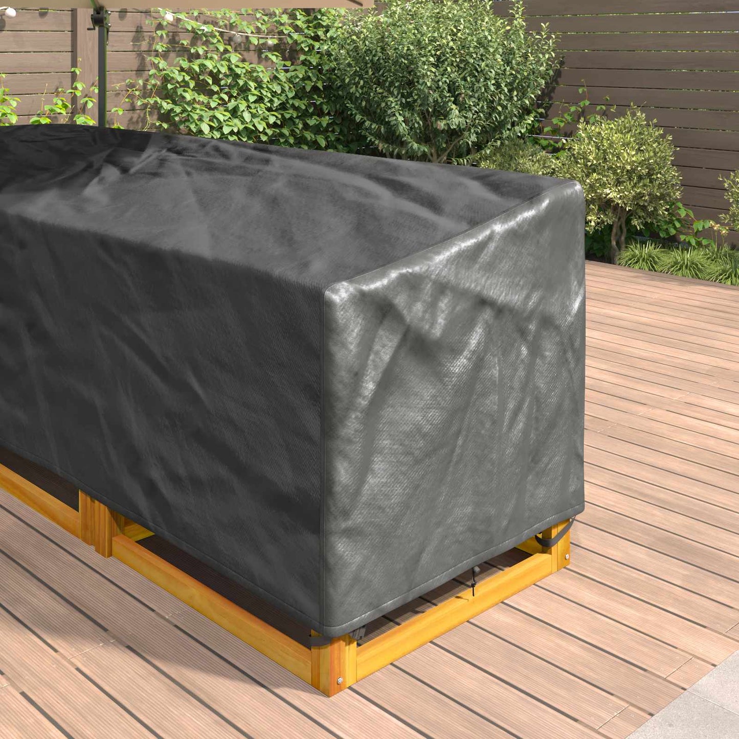 Copertura per mobili Nero 260 x 210 x 80 cm Tessuto Oxford 210D | homemem39