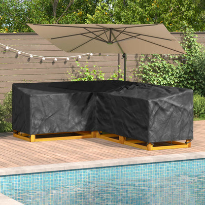 Copertura per mobili Nero 260 x 210 x 80 cm Tessuto Oxford 210D | homemem39