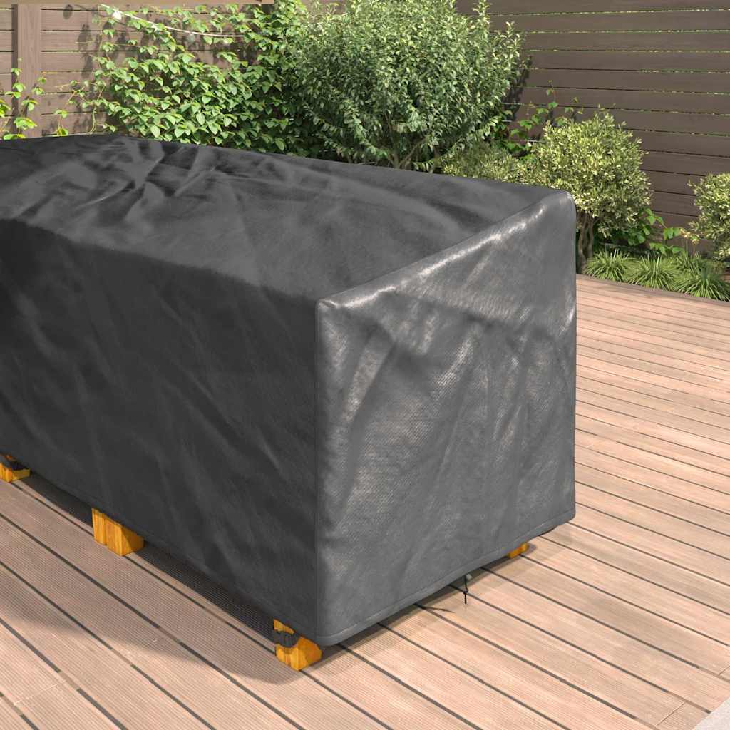 Copertura per mobili Nero 286 x 222 x 80 cm Tessuto Oxford 210D | homemem39