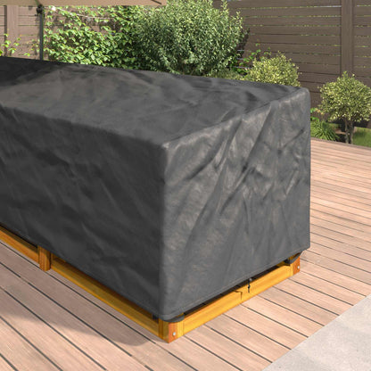 Copertura per mobili Nero 355 x 275 x 80 cm Tessuto Oxford 210D | homemem39