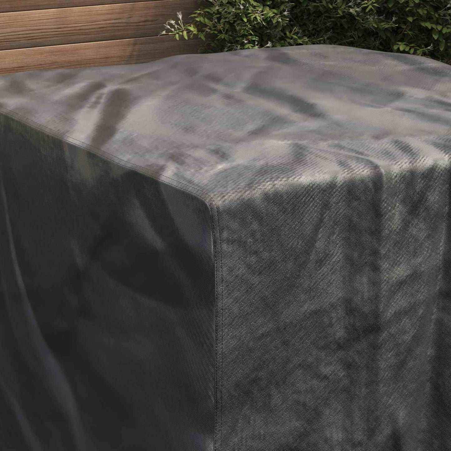 Copertura per mobili Tinta unita Nero 113 x 113 x 73 cm 210D | homemem39