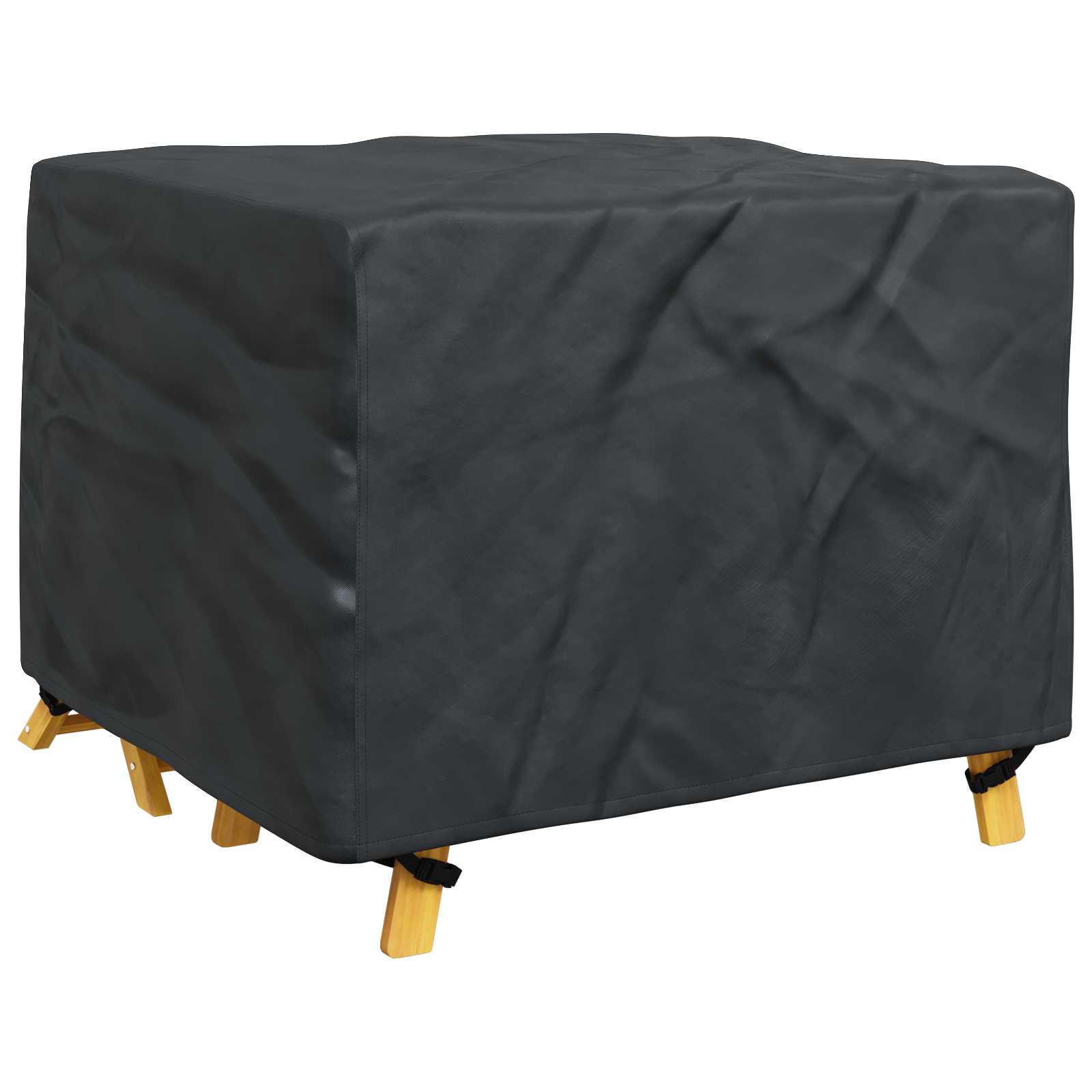 Copertura per mobili Tinta unita Nero 113 x 113 x 73 cm 210D | homemem39