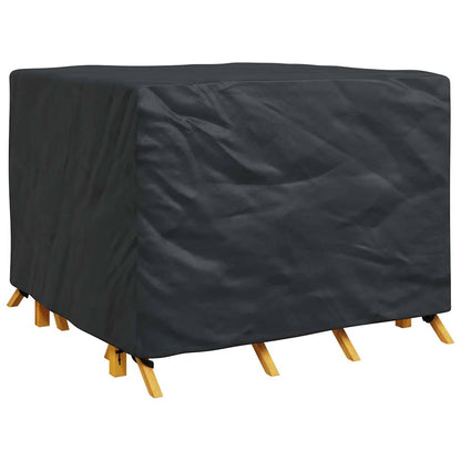 Copertura per mobili Nero 125 x 125 x 74 cm tessuto Oxford 420D | homemem39