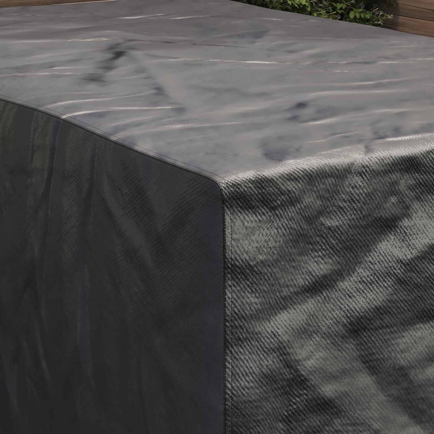Copertura per mobili Tinta unita Nero 143 x 225 x 90 cm 600D | homemem39