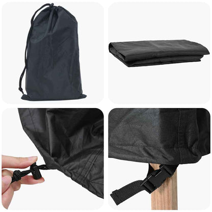 Copertura per mobili da esterno Nero 150 x 90 x 75 cm 210D