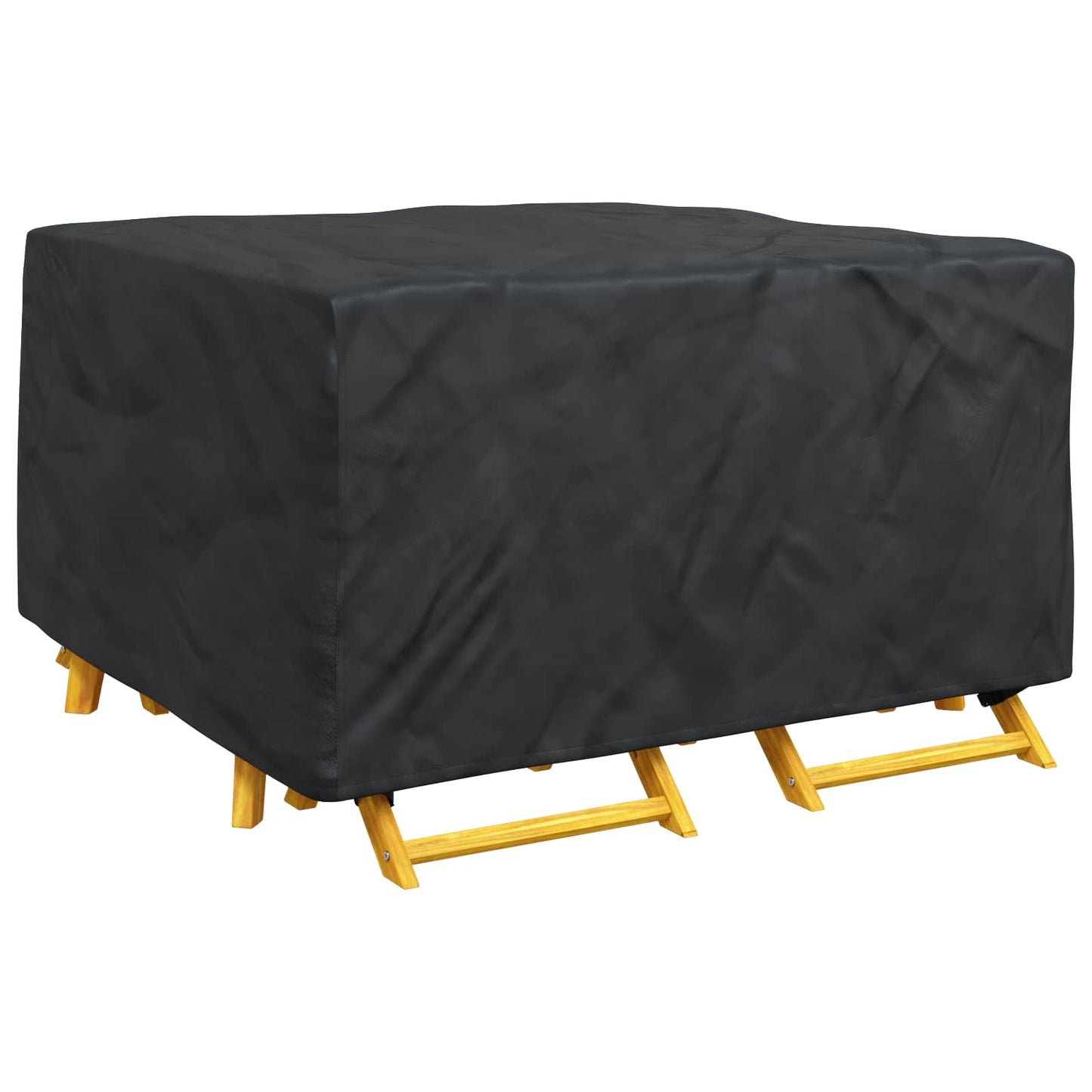 Copertura per mobili Tinta unita Nero 150 x 150 x 75 cm 210D | homemem39