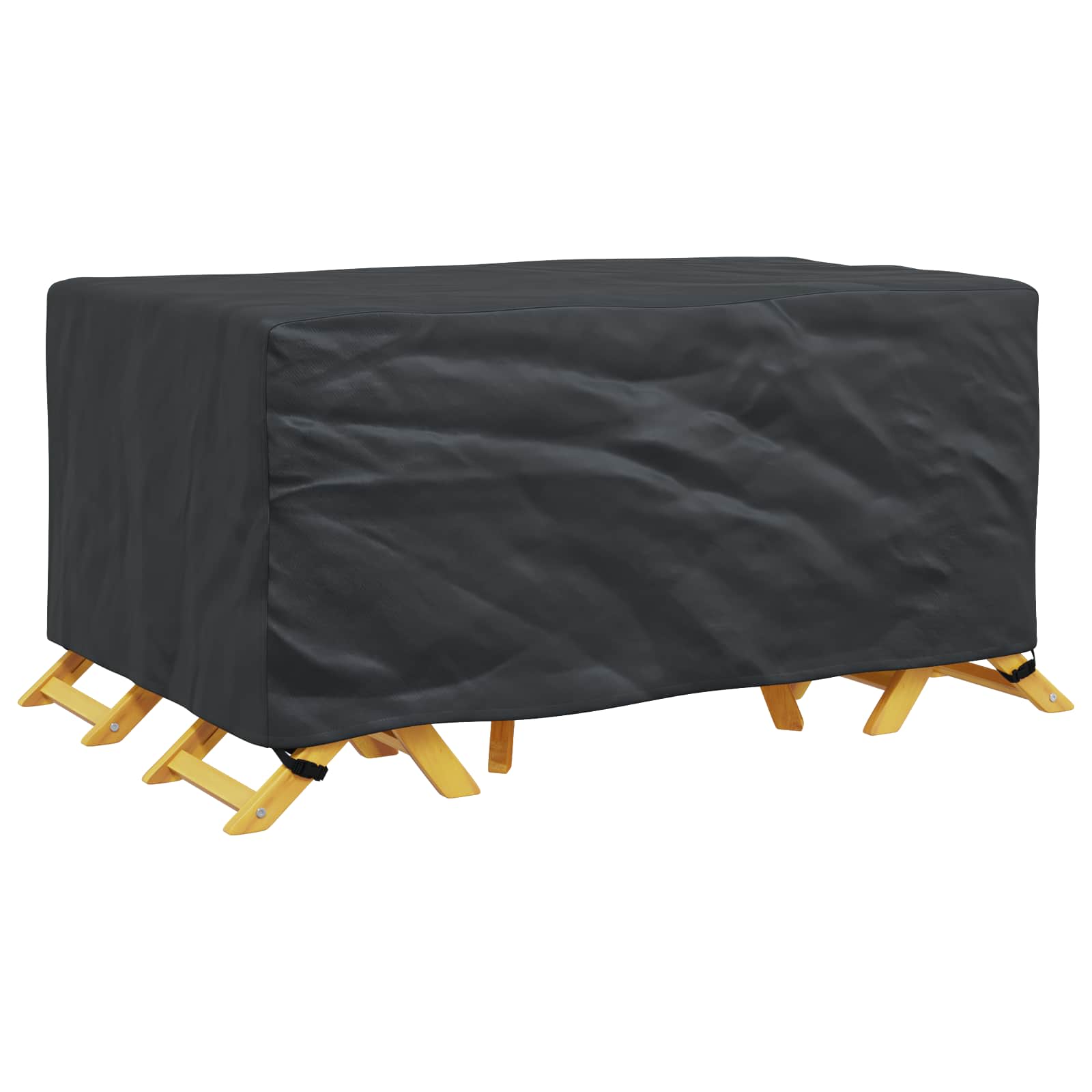Copertura per mobili Tinta unita Nero 172 x 113 x 73 cm 210D | homemem39