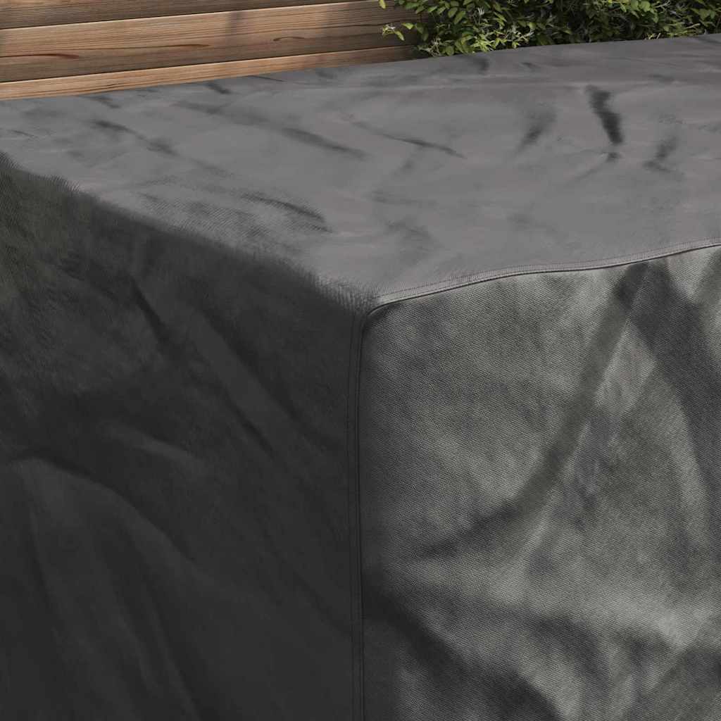 Copertura per mobili da esterno Nero 180 x 120 x 74 cm 600D