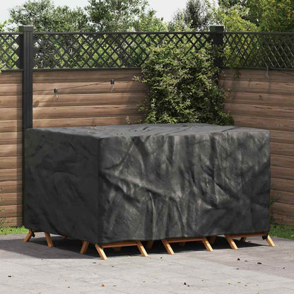Copertura per mobili da esterno Nero 180 x 120 x 74 cm 600D