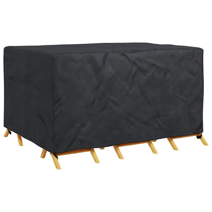 Copertura per mobili da esterno Nero 180 x 120 x 74 cm 600D
