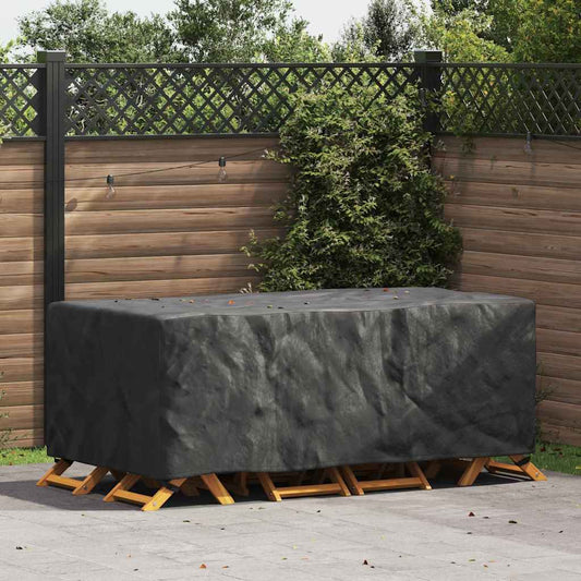 Copertura per mobili da esterno Nero 200 x 110 x 70 cm 210D