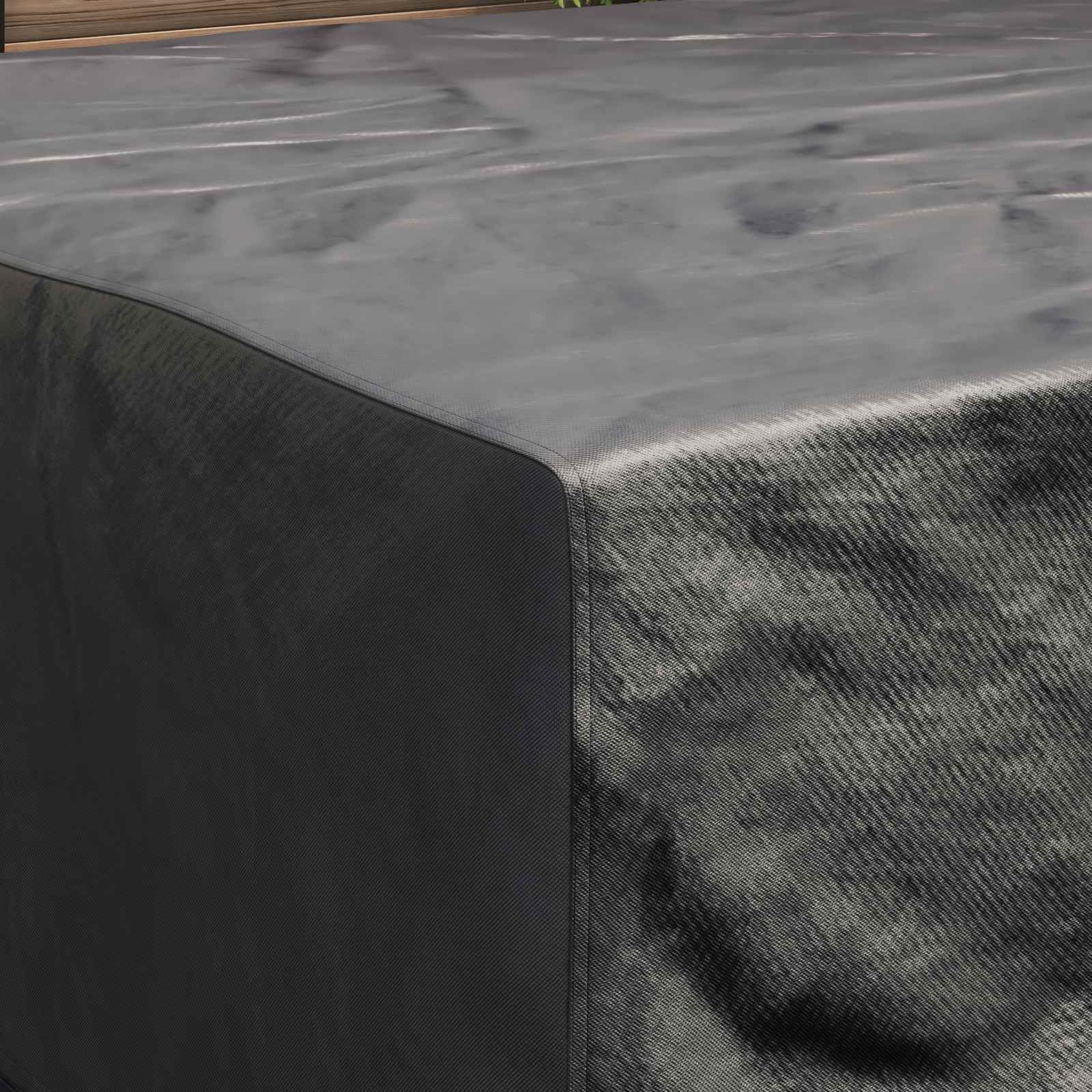 Copertura per mobili Tinta unita Nero 200 x 190 x 85 cm 420D | homemem39