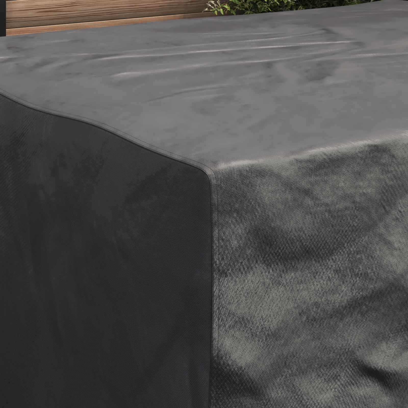 Copertura per mobili Tinta unita Nero 200 x 150 x 85 cm 210D | homemem39