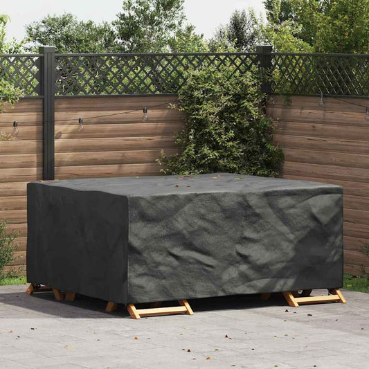 Copertura per mobili da esterno Nero 200 x 165 x 80 cm 210D