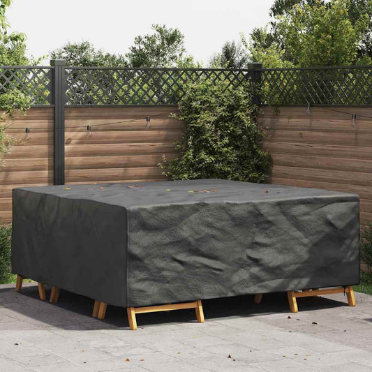 Copertura per mobili da esterno Nero 200 x 200 x 90 cm 600D