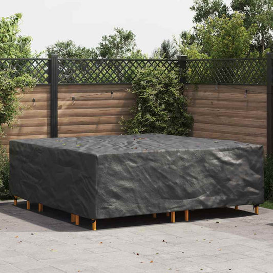 Copertura per mobili da esterno Nero 220 x 220 x 70 cm 210D