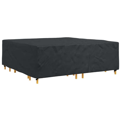 Copertura per mobili da esterno Nero 220 x 220 x 70 cm 210D