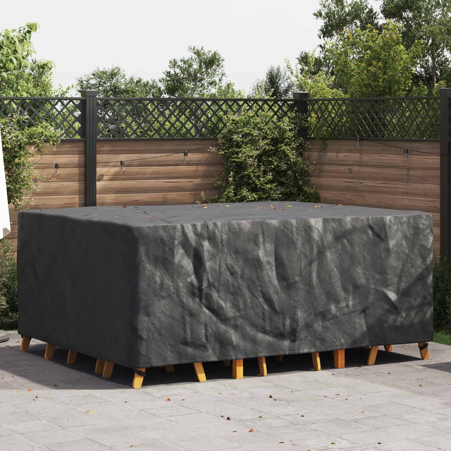 Copertura per mobili Tinta unita Nero 220 x 190 x 85 cm 210D | homemem39