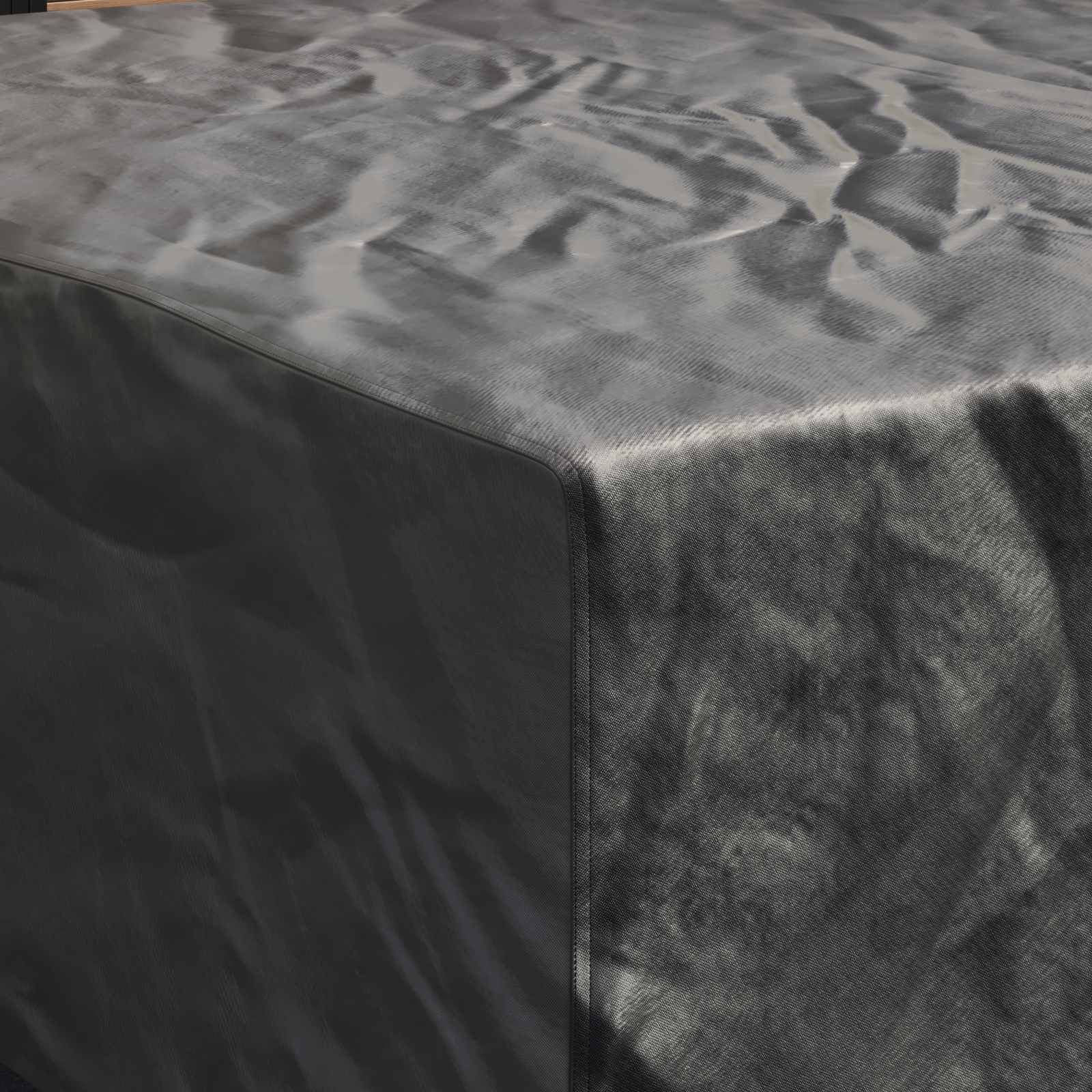 Copertura per mobili Tinta unita Nero 235 x 235 x 70 cm 210D | homemem39