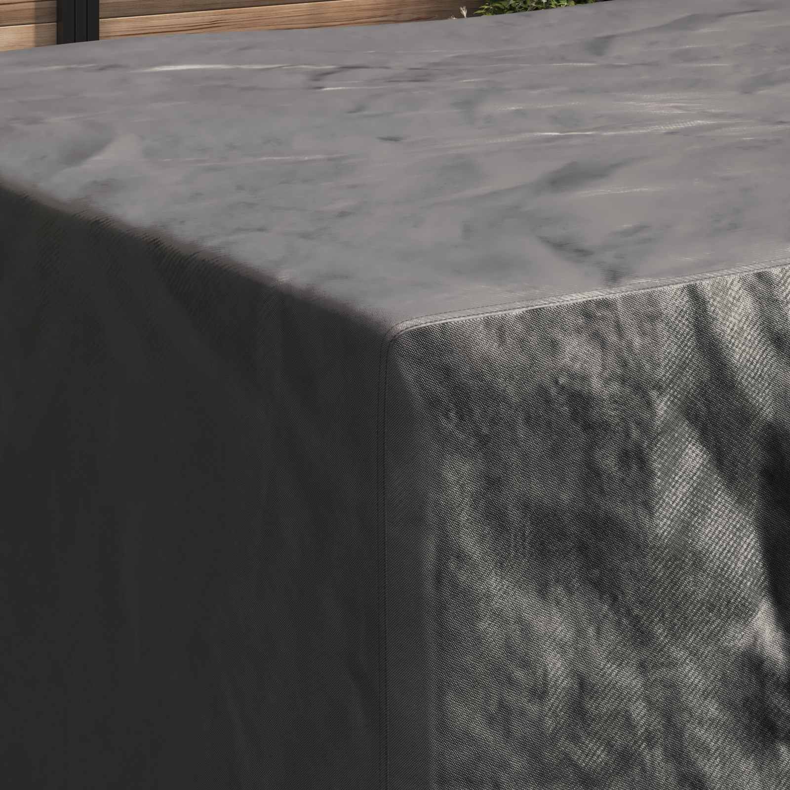 Copertura per mobili Tinta unita Nero 240 x 190 x 90 cm 210D | homemem39