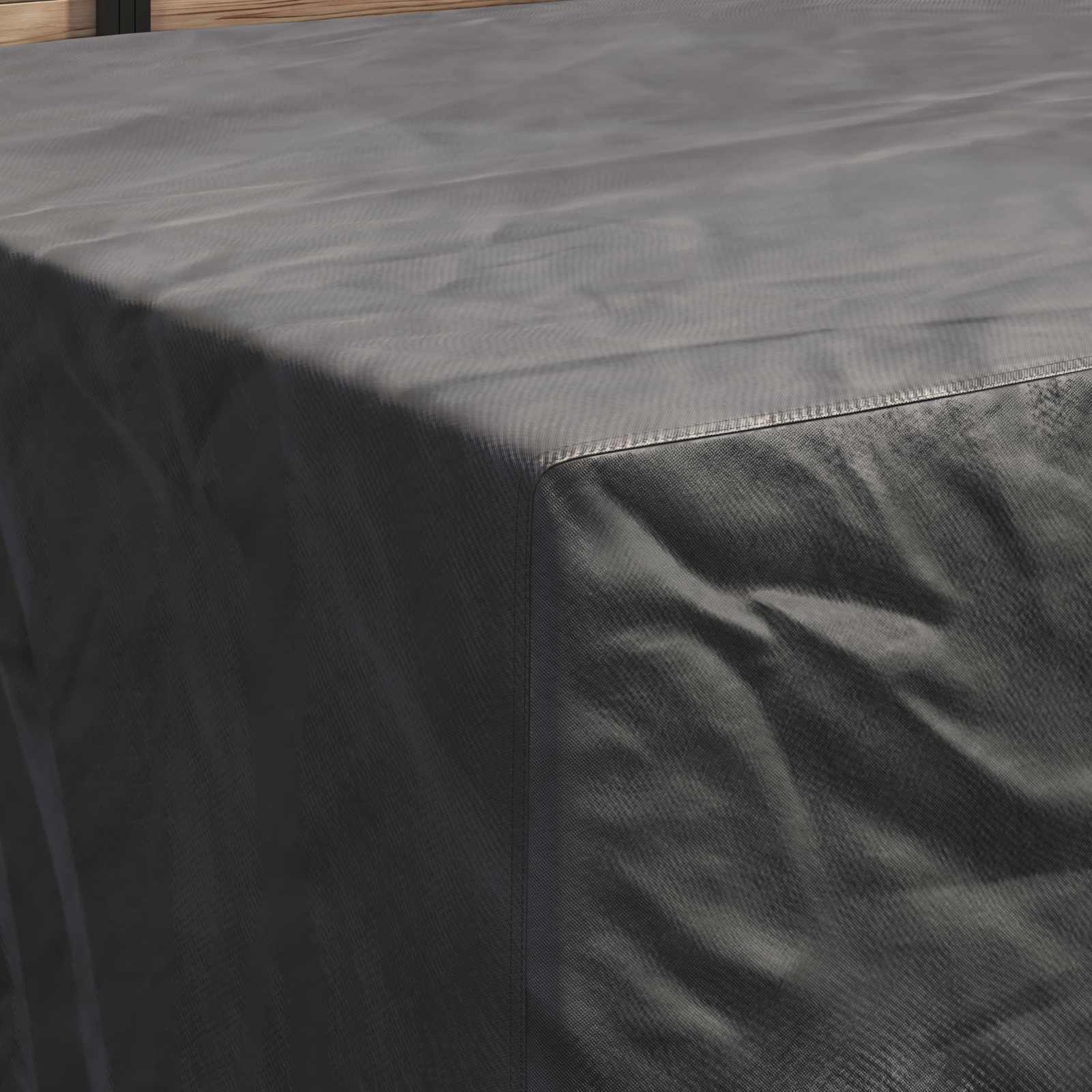 Copertura per mobili Tinta unita Nero 250 x 210 x 70 cm 210D | homemem39