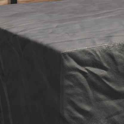 Copertura per mobili Tinta unita Nero 250 x 210 x 70 cm 600D | homemem39