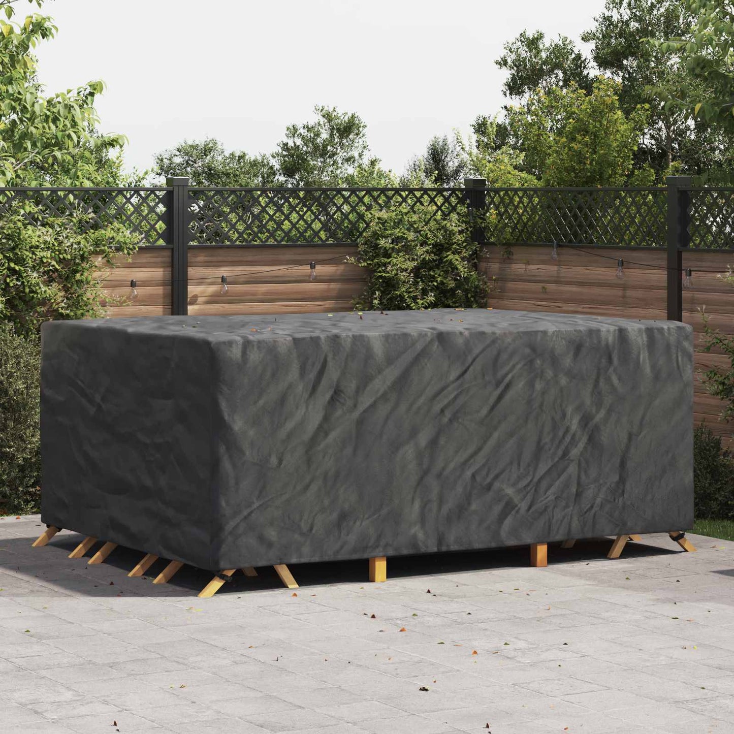 Copertura per mobili Tinta unita Nero 280 x 204 x 106 cm 210D | homemem39