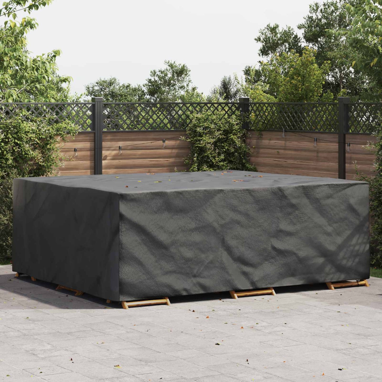 Copertura per mobili Tinta unita Nero 300 x 250 x 70 cm 420D | homemem39