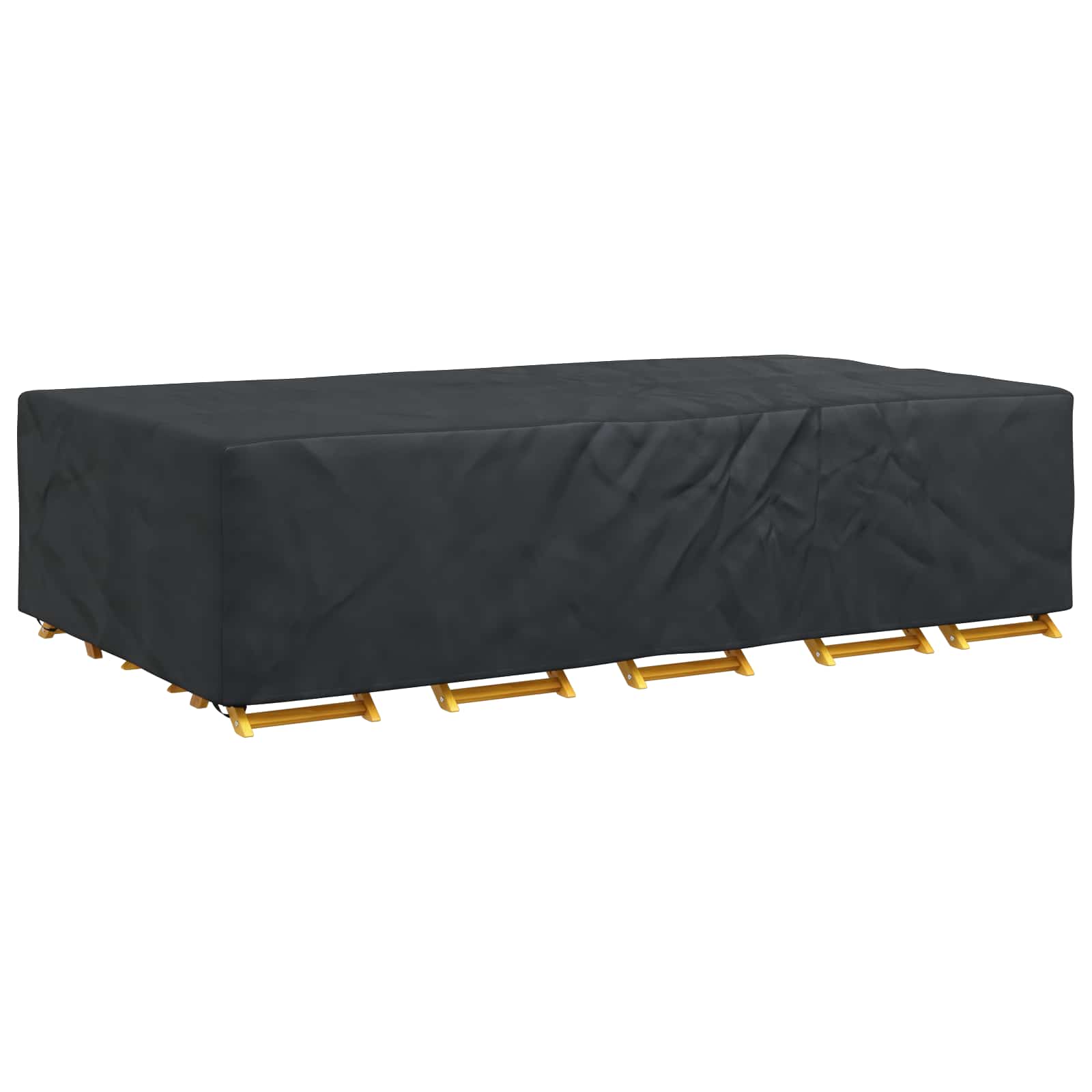 Copertura per mobili Tinta unita Nero 305 x 190 x 85 cm 420D | homemem39