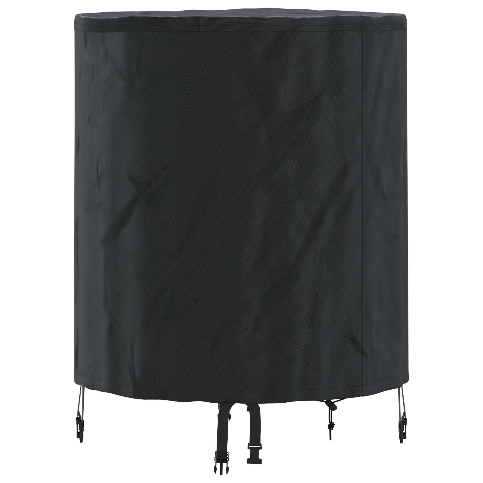 Copertura Tavolo Tinta unita Nero 62 x 62 x 70 cm Tessuto | homemem39