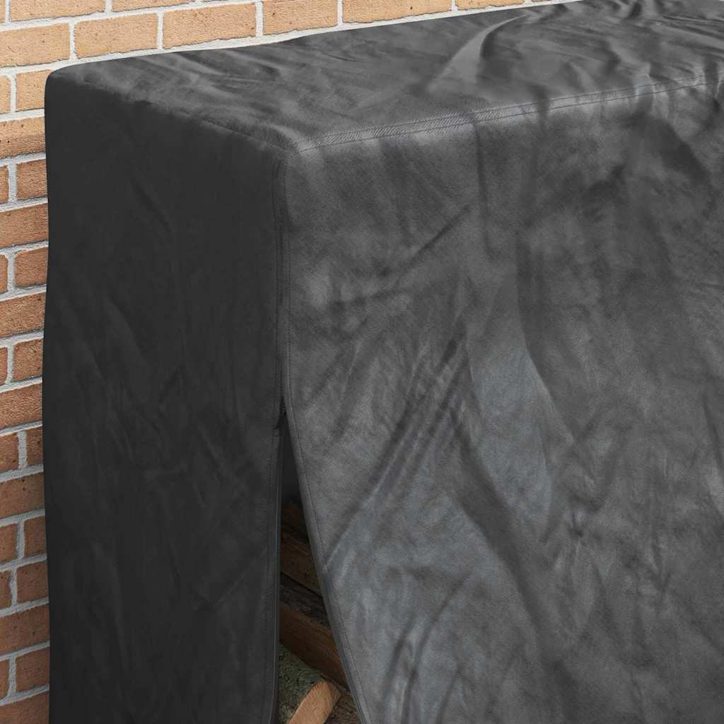 Copertura per portalegna Tinta unita Nero Tessuto Oxford 210D | homemem39