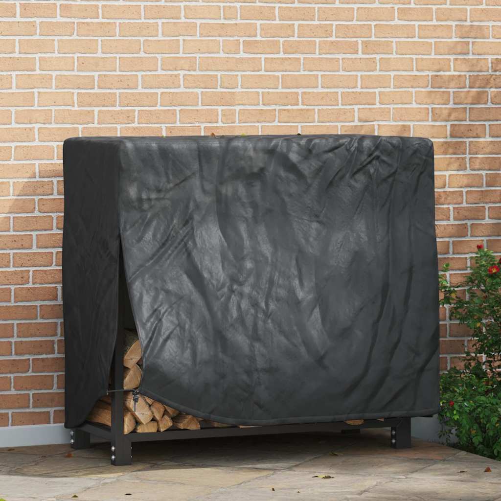 Copertura per portalegna Tinta unita Nero tessuto Oxford 420D | homemem39