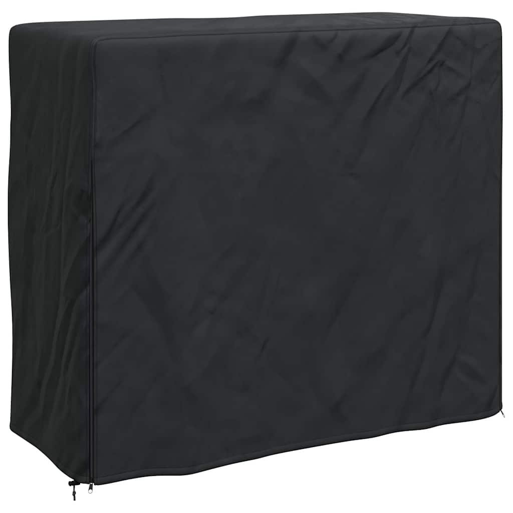 Copertura per portalegna Tinta unita Nero Tessuto Oxford 600D | homemem39