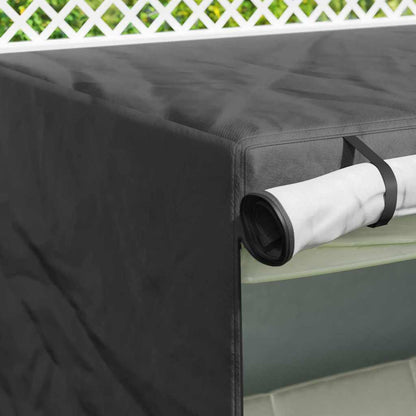 Copertura per dondolo da esterno Nero 175 x 125 x 180 cm | homemem39