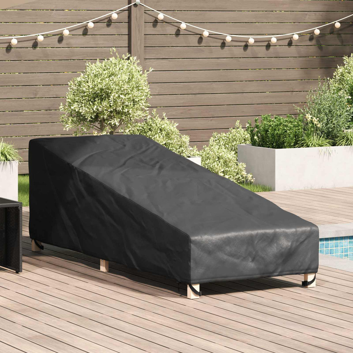 Copertura per mobili da esterno 195 x 76 x 82 cm Rettangolare
