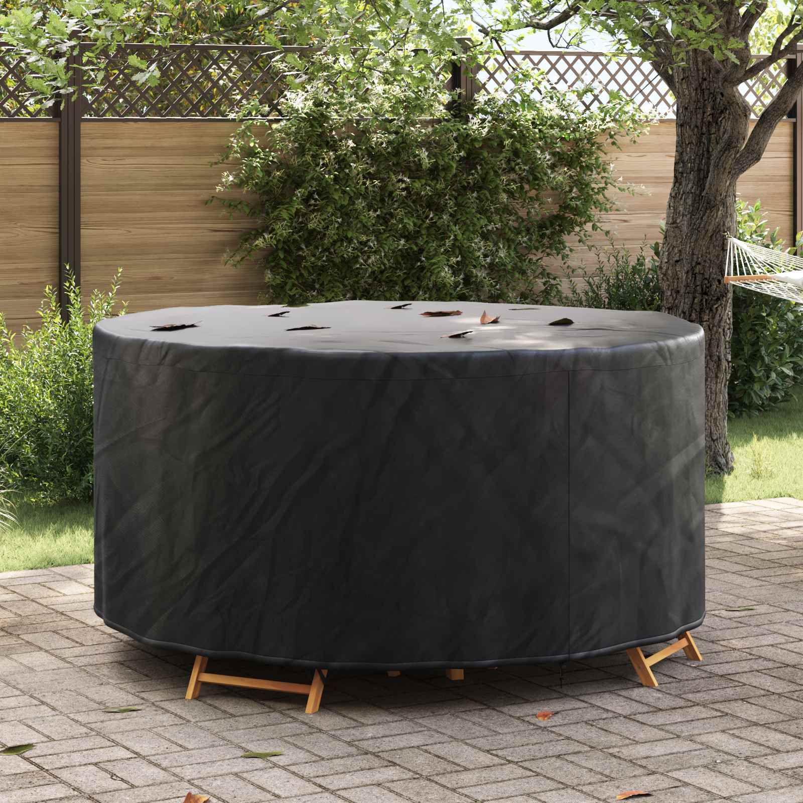 Copertura per mobili Nero 182 x 182 x 71 cm Tessuto Oxford 210D | homemem39
