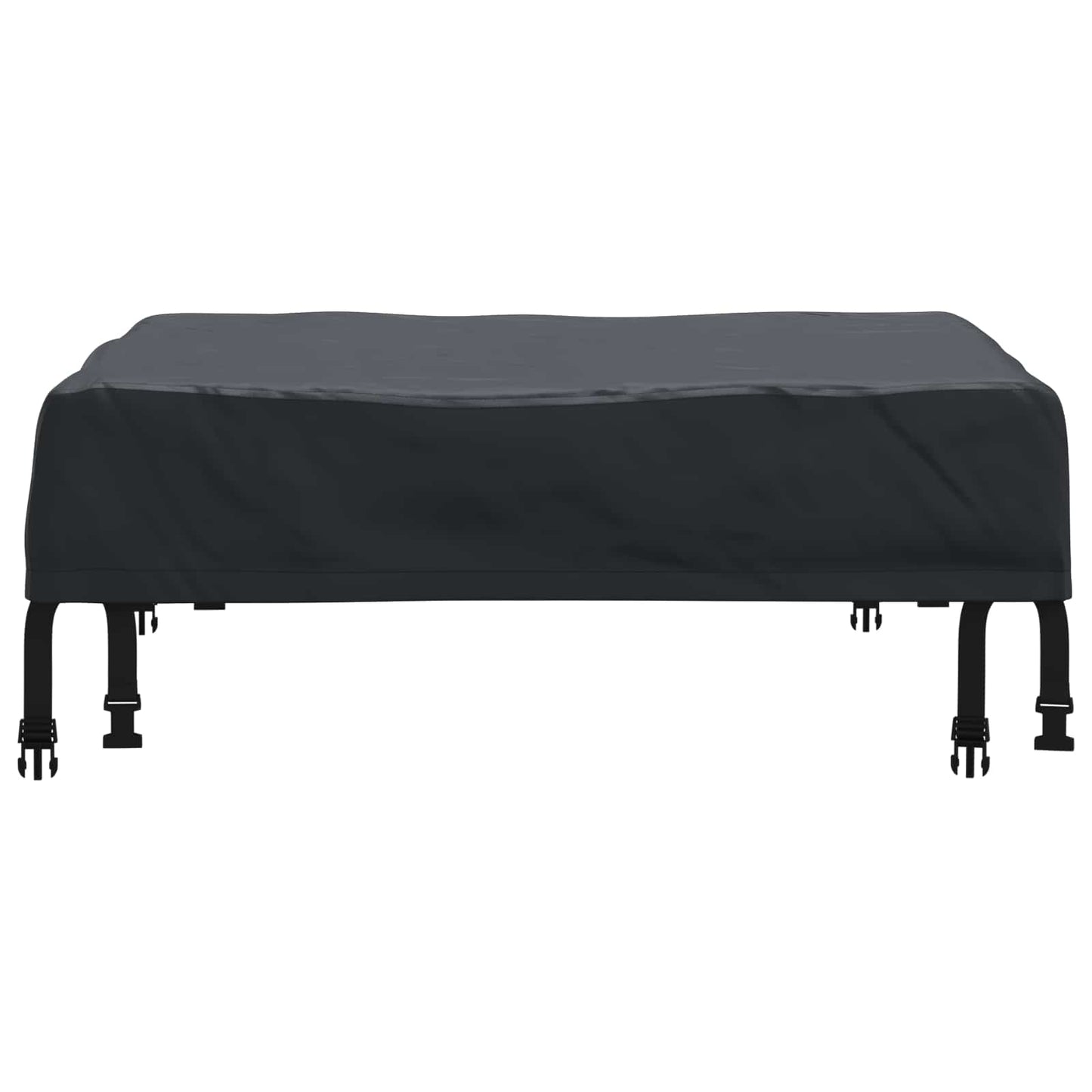 Copertura Tavolo Tinta unita Nero 62 x 62 x 15 cm Tessuto | homemem39