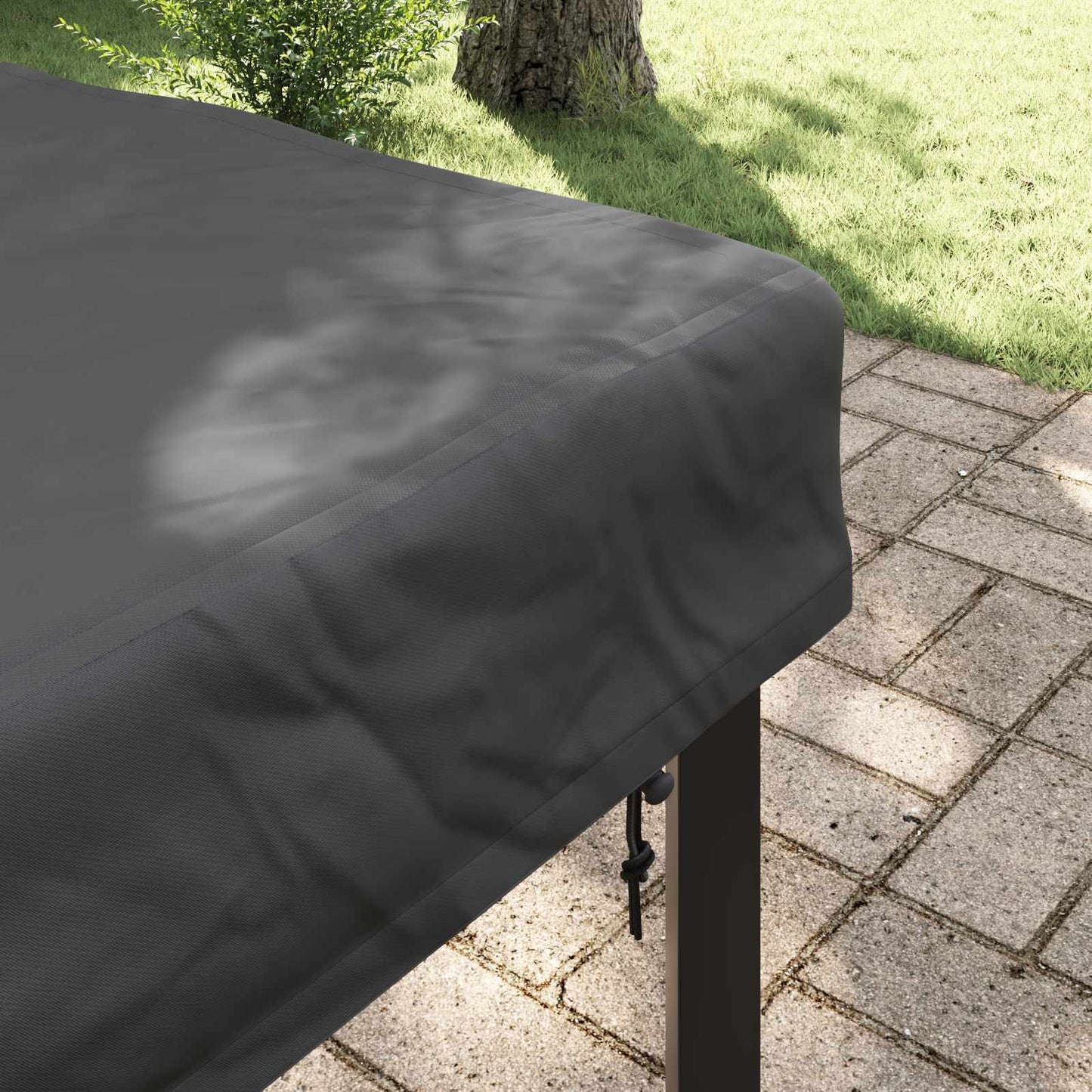 Copertura Tavolo Nero 62 x 62 x 15 cm Tessuto Oxford 600D | homemem39