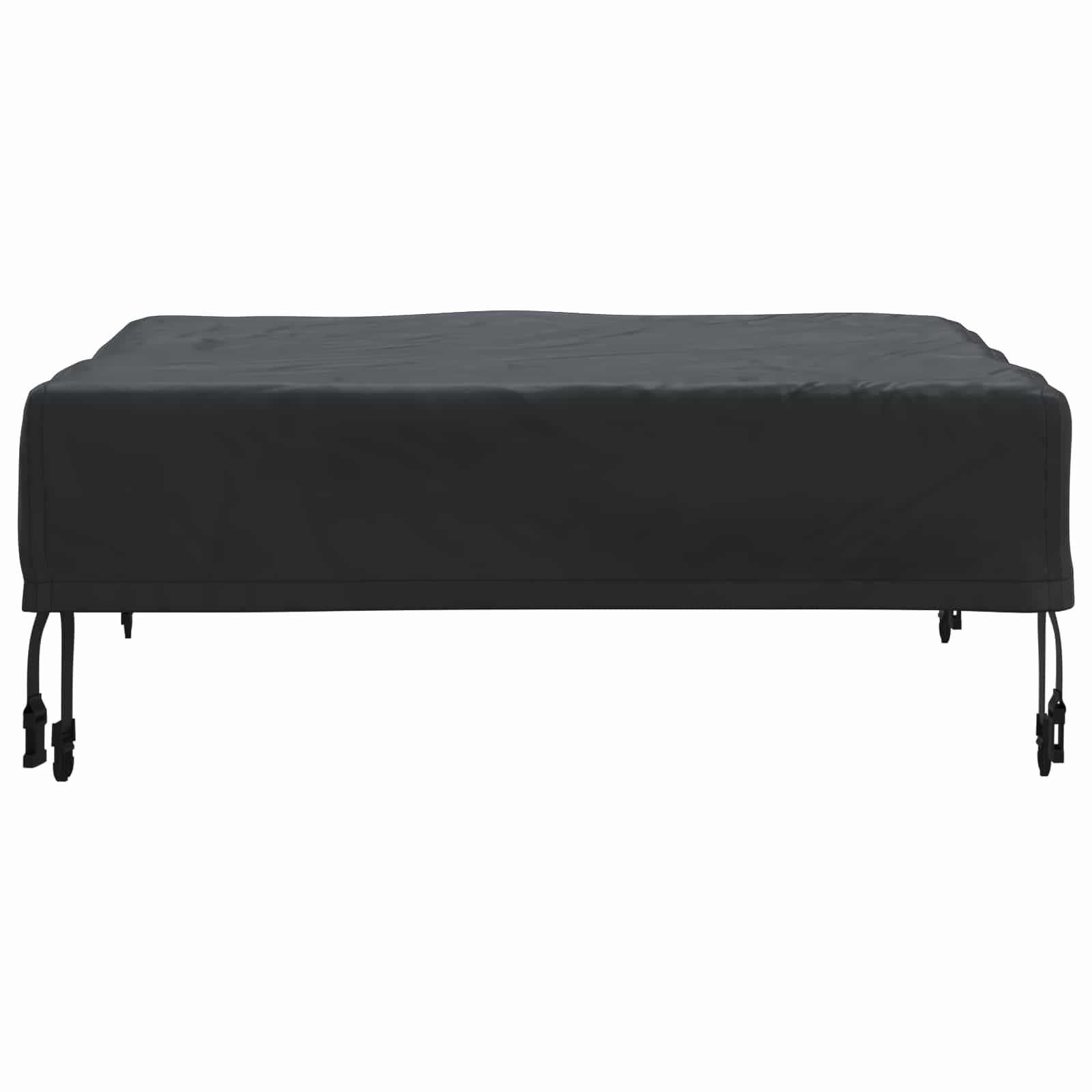 Copertura Tavolo Tinta unita Nero 72 x 72 x 15 cm Tessuto | homemem39