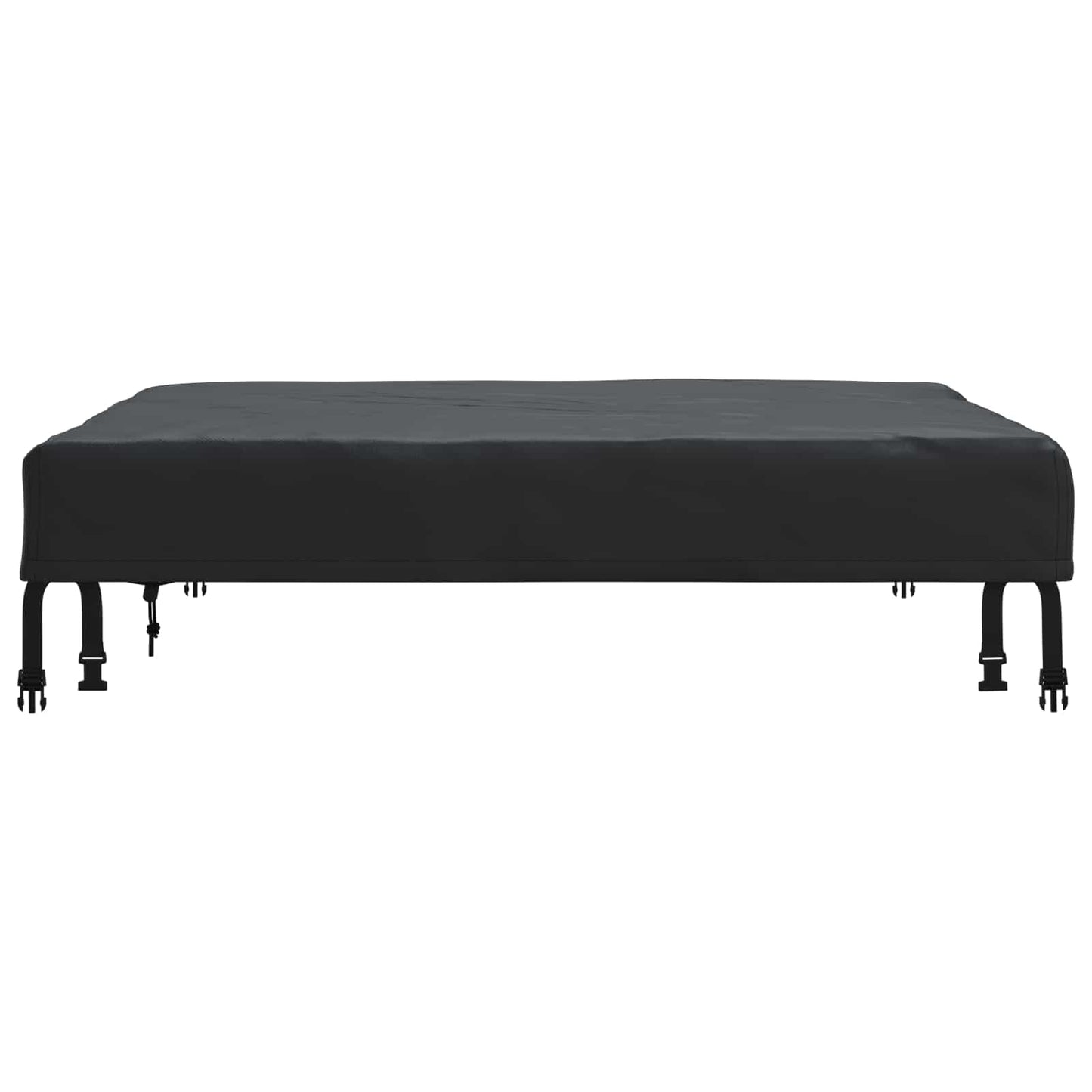 Copertura Tavolo Tinta unita Nero 92 x 92 x 15 cm Tessuto | homemem39