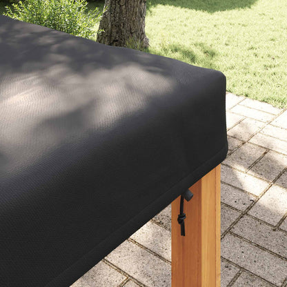 Copertura Tavolo Tinta unita Nero 102 x 102 x 15 cm Tessuto | homemem39
