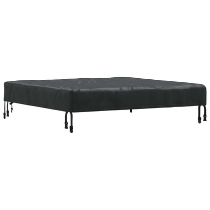 Copertura Tavolo Tinta unita Nero 102 x 102 x 15 cm Tessuto | homemem39