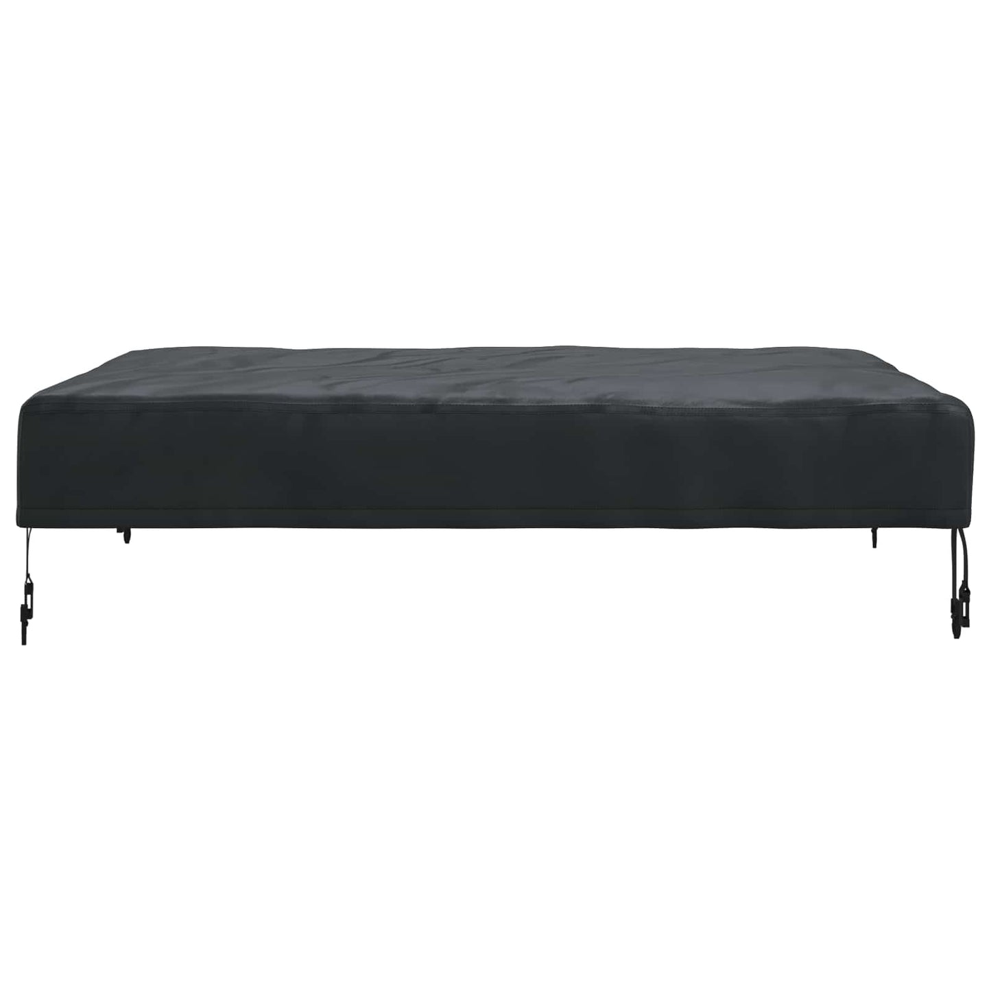 Copertura Tavolo Tinta unita Nero 102 x 102 x 15 cm Tessuto | homemem39