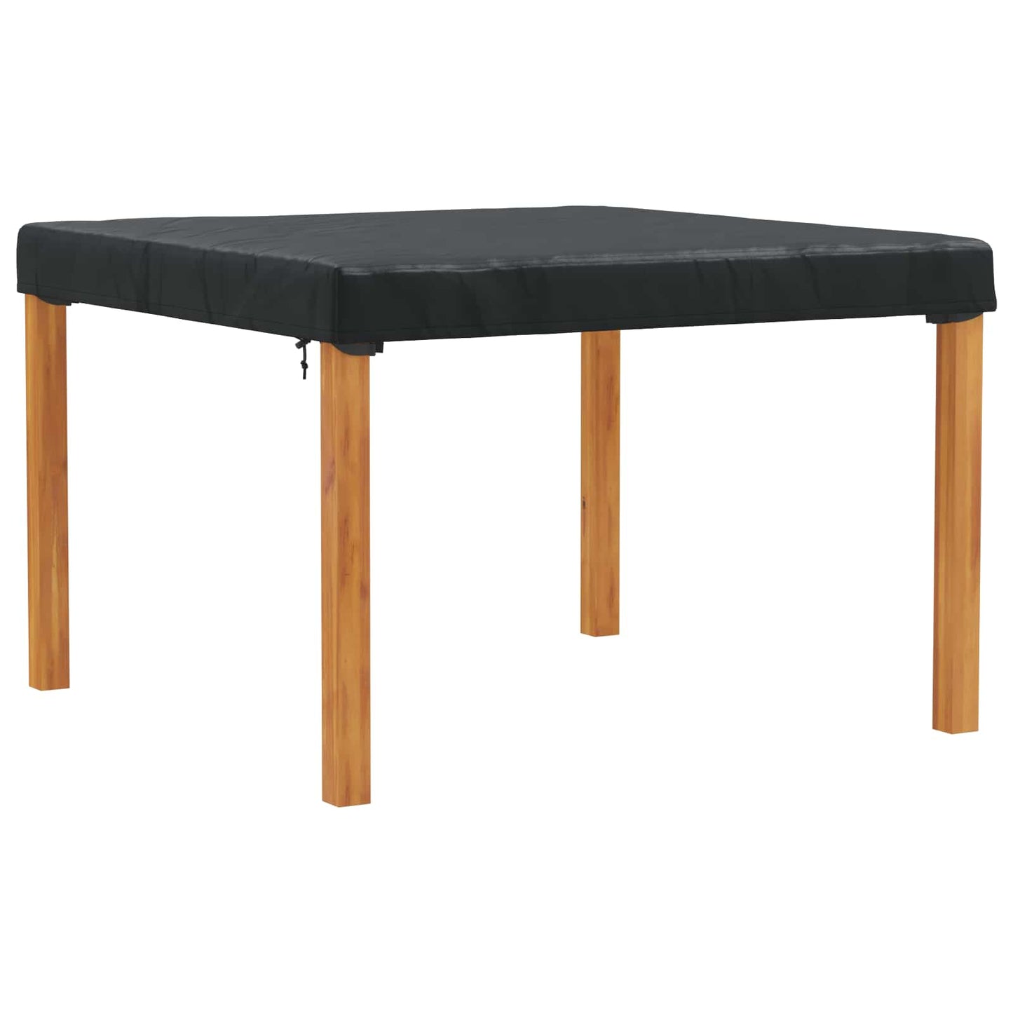 Copertura Tavolo Tinta unita Nero 122 x 122 x 15 cm Tessuto | homemem39
