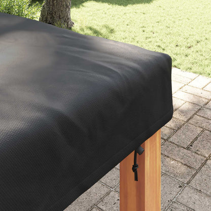 Copertura Tavolo Tinta unita Nero 122 x 122 x 15 cm Tessuto | homemem39
