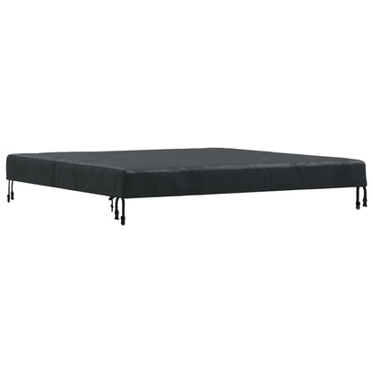 Copertura Tavolo Tinta unita Nero 142 x 142 x 15 cm Tessuto | homemem39