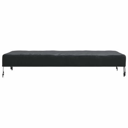 Copertura Tavolo Tinta unita Nero 142 x 82 x 15 cm Tessuto | homemem39