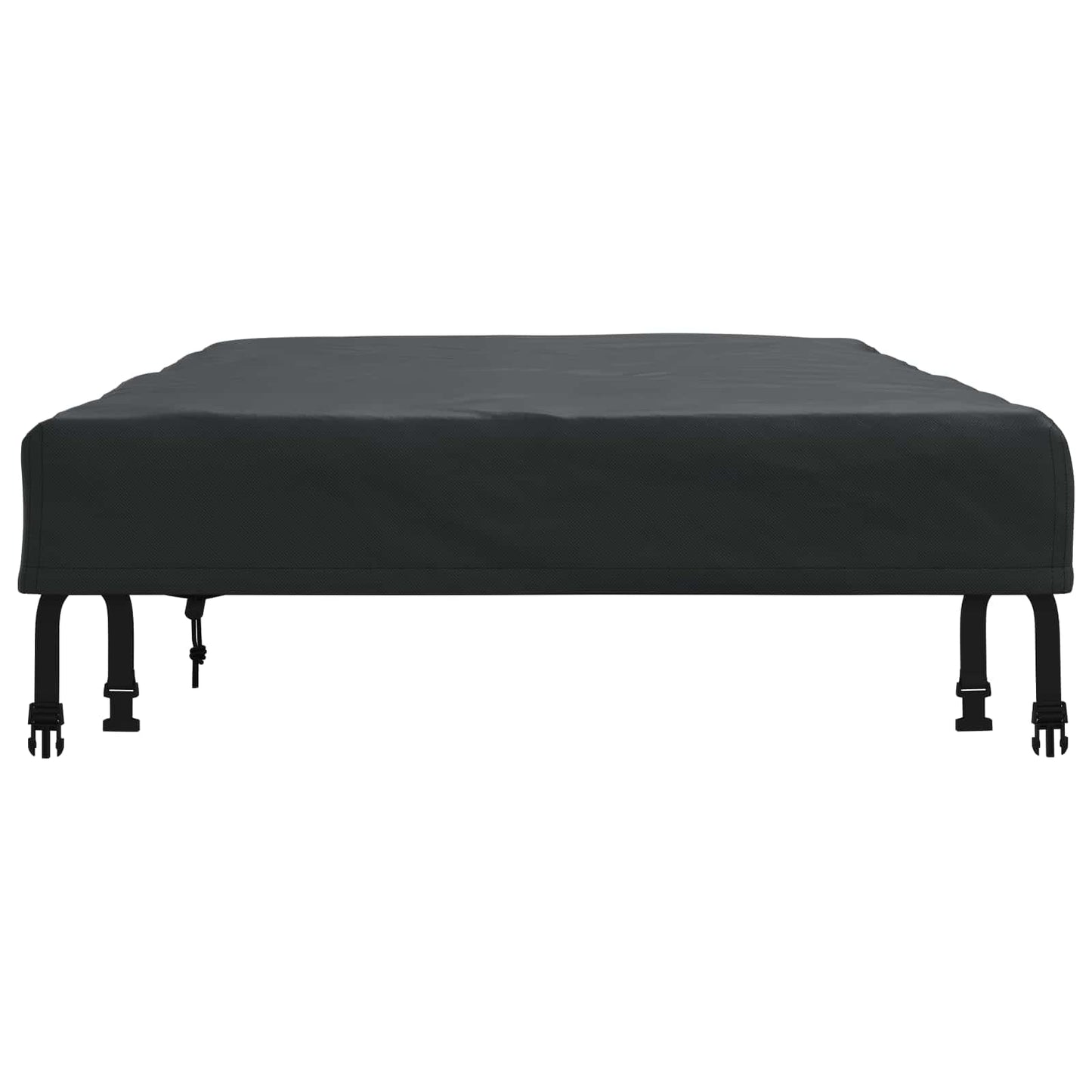 Copertura Tavolo Tinta unita Nero 142 x 82 x 15 cm Tessuto | homemem39