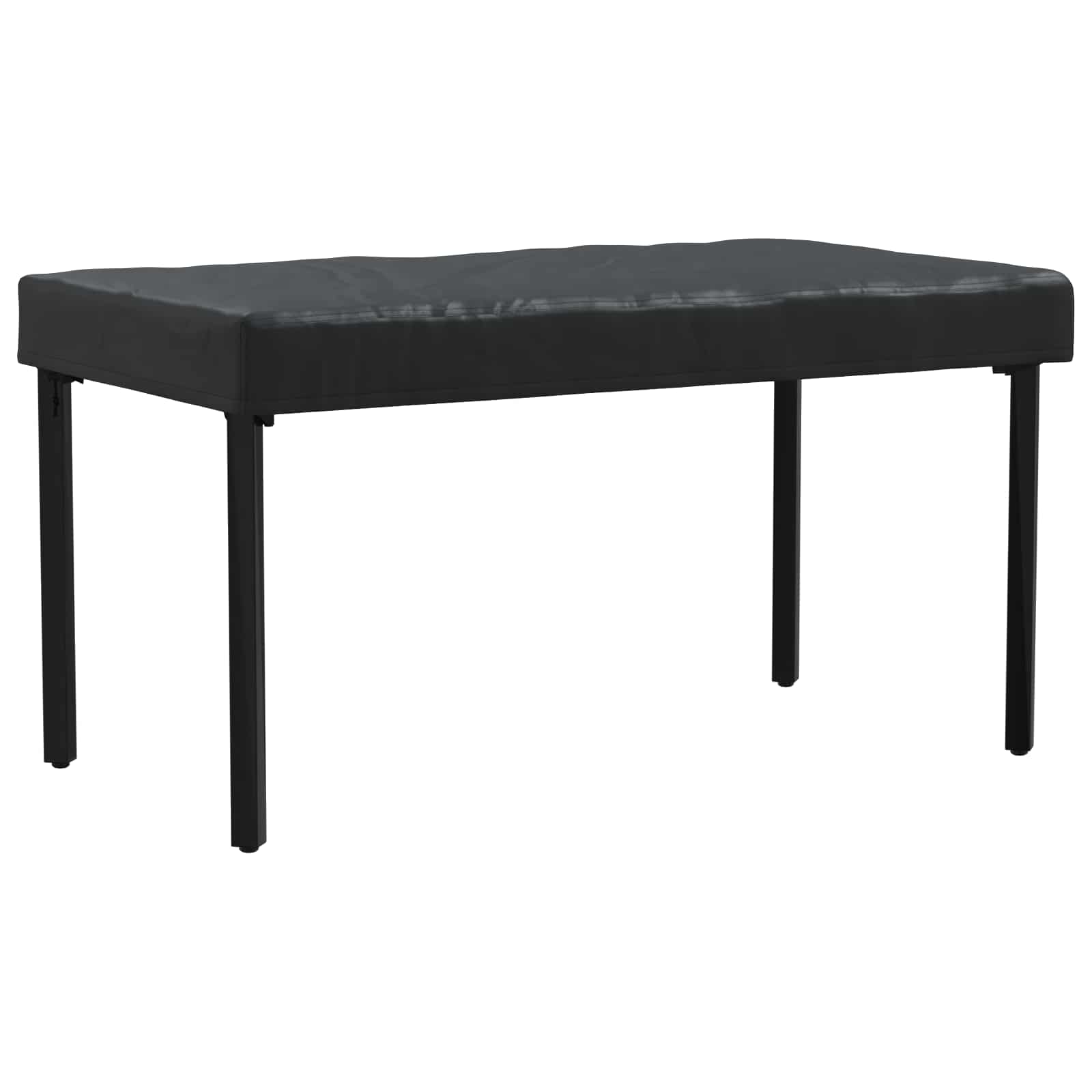 Copertura Tavolo Tinta unita Nero 152 x 92 x 15 cm Tessuto | homemem39