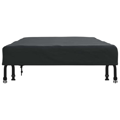 Copertura Tavolo Tinta unita Nero 152 x 92 x 15 cm Tessuto | homemem39